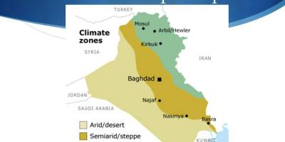 Peta Iraq iklim