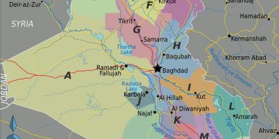 Peta Iraq kawasan