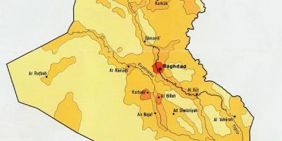 Peta Iraq penduduk