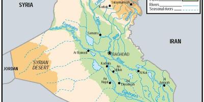 Peta ketinggian Iraq