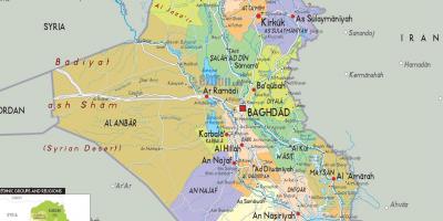 Iraq bandar-bandar peta