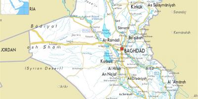 Peta Iraq sungai